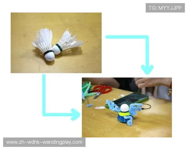 自制羽毛球训练装置